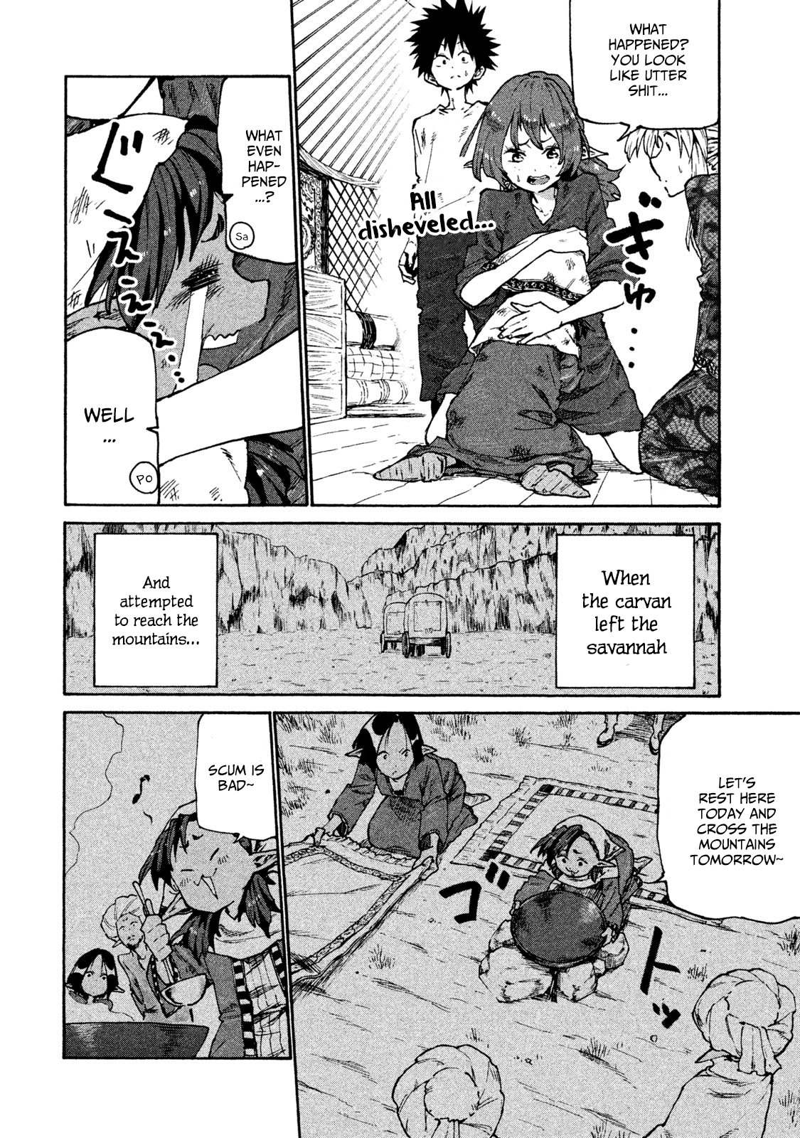 Mazumeshi Elf to Yuboku gurashi Chapter 32 6